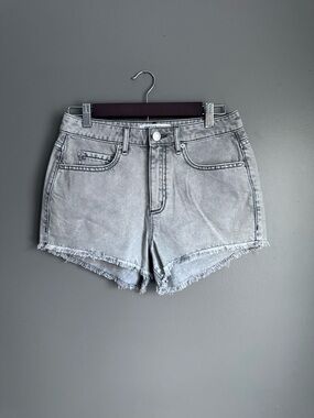 Garage Womens Low Rise Jean Shorts Size 6 Gray Denim Cotton